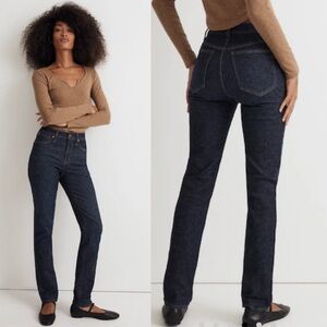 Madewell NWOT Mid-Rise Stovepipe Jeans‎ in Dalesford Wash size 28 NN116